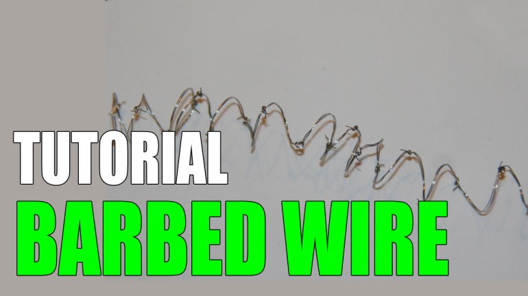 Razor Wire wire only Terrain Scenery 30mm Barbed