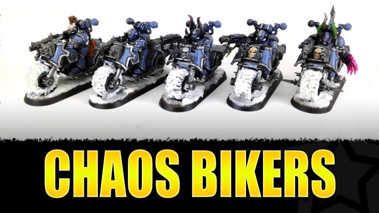 Chaos Marines - Bikers Painted