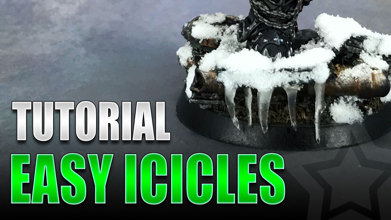 How to Make Icicles for Miniature Basing Easily in a Few Steps