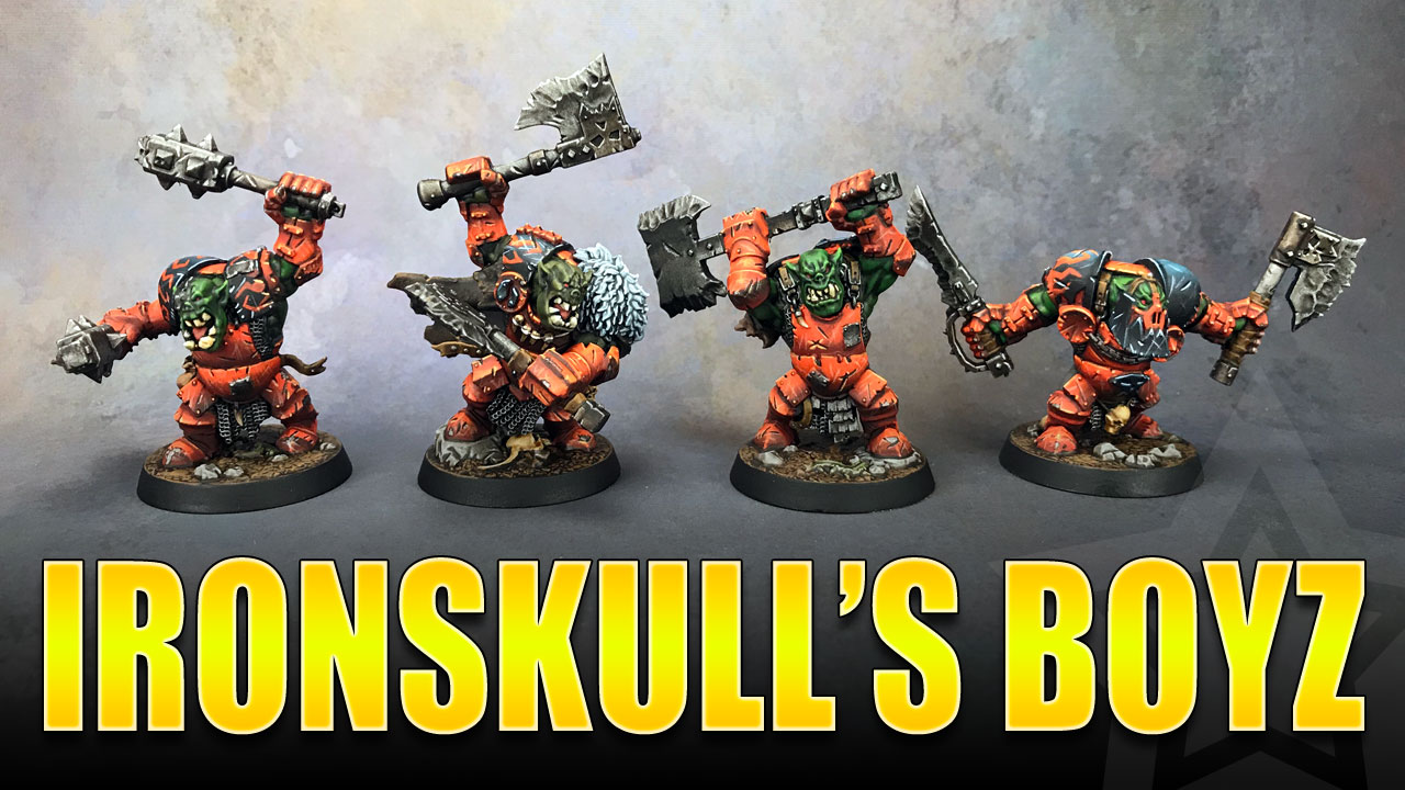 Pro Painted Ironskull's Boyz Warhammer Underworlds Shadespire 