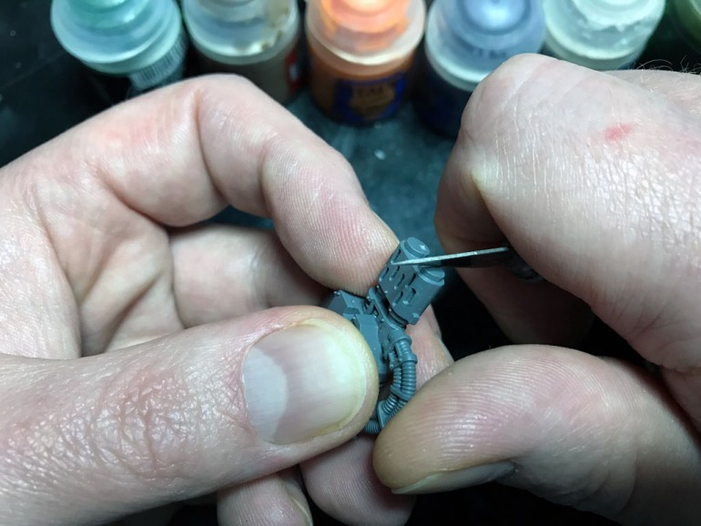 Painting Miniatures - Preparation with Mold Line Removal