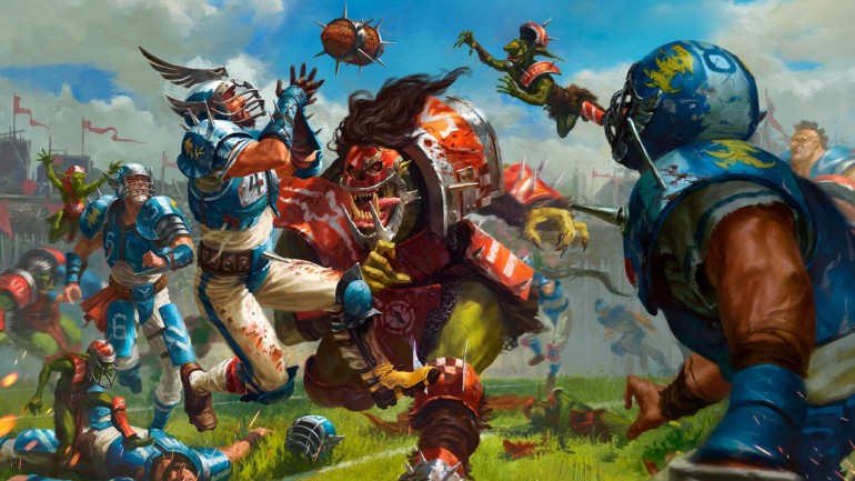 Throwing a pass can win you a game of Blood Bowl