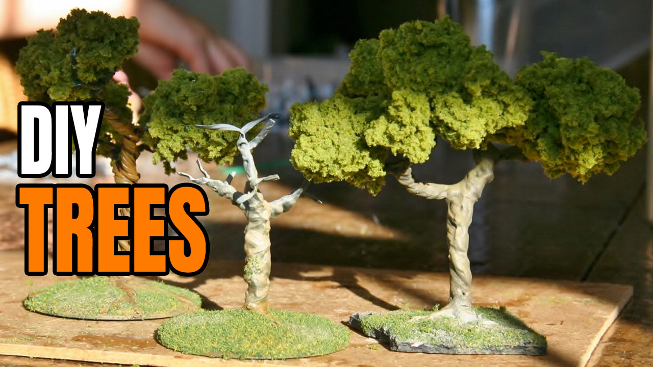 diy tree miniature