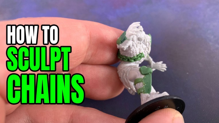 Sculpting Chains for Miniatures